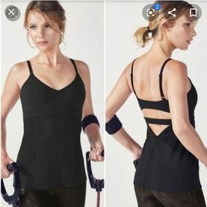 Fabletics × Demi black tank